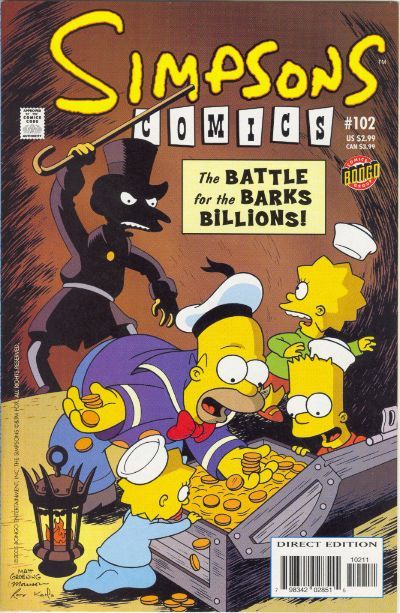 Simpsons Comics #102A Direct Edition