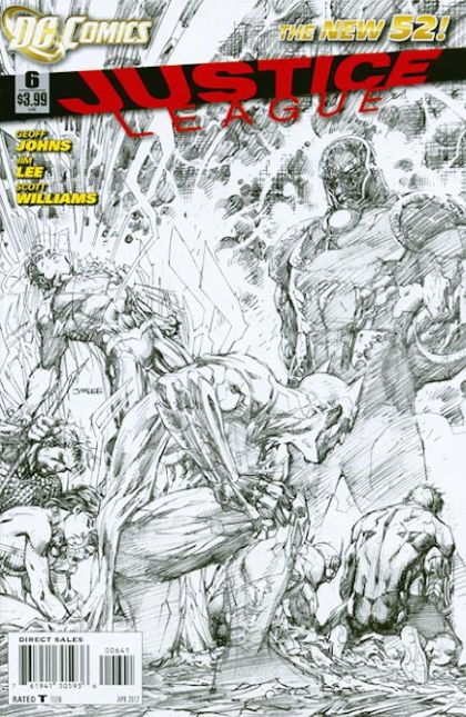 Justice League, Vol. 1 #6D Jim Lee Variant Cover