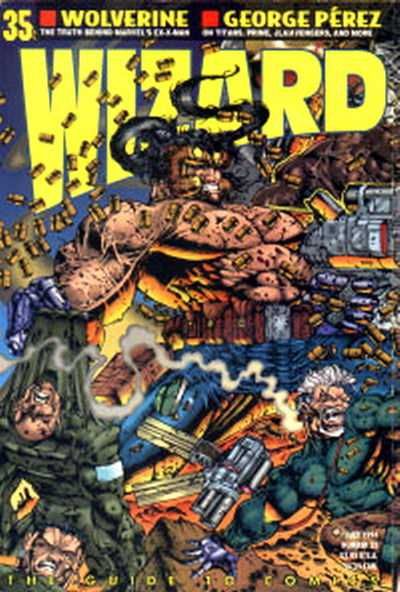 Wizard: The Magazine of Comics, Entertainment and Pop Culture #35A Stephen Platt - Prophet cover