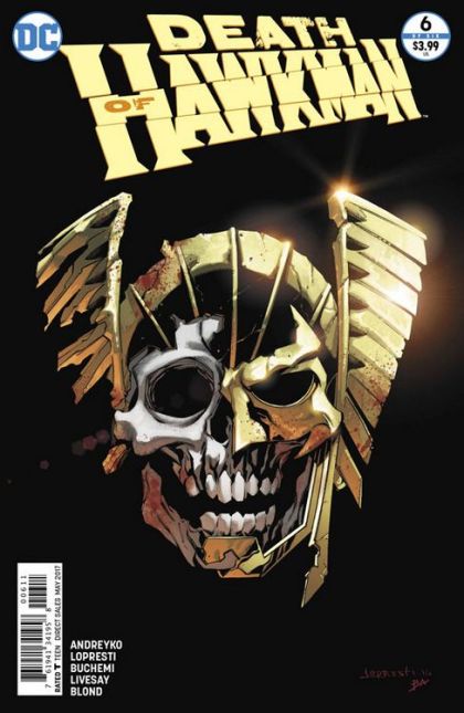 Death of Hawkman #6A Aaron Lopresti Regular Cover