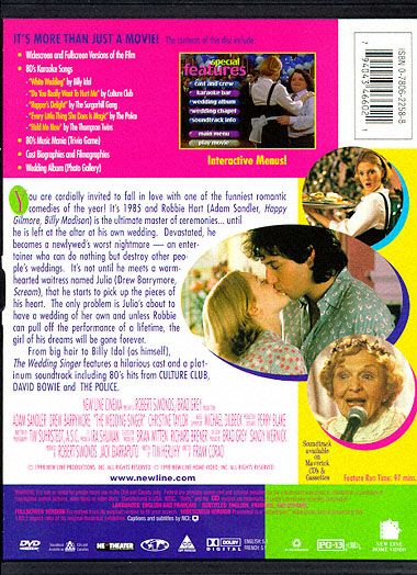 The Wedding Singer (1998) - DVD