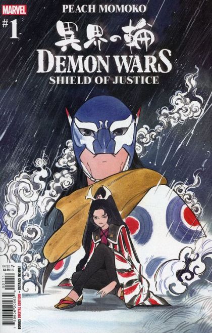 Demon Wars: Shield of Justice #1A Regular Peach Momoko Cover
