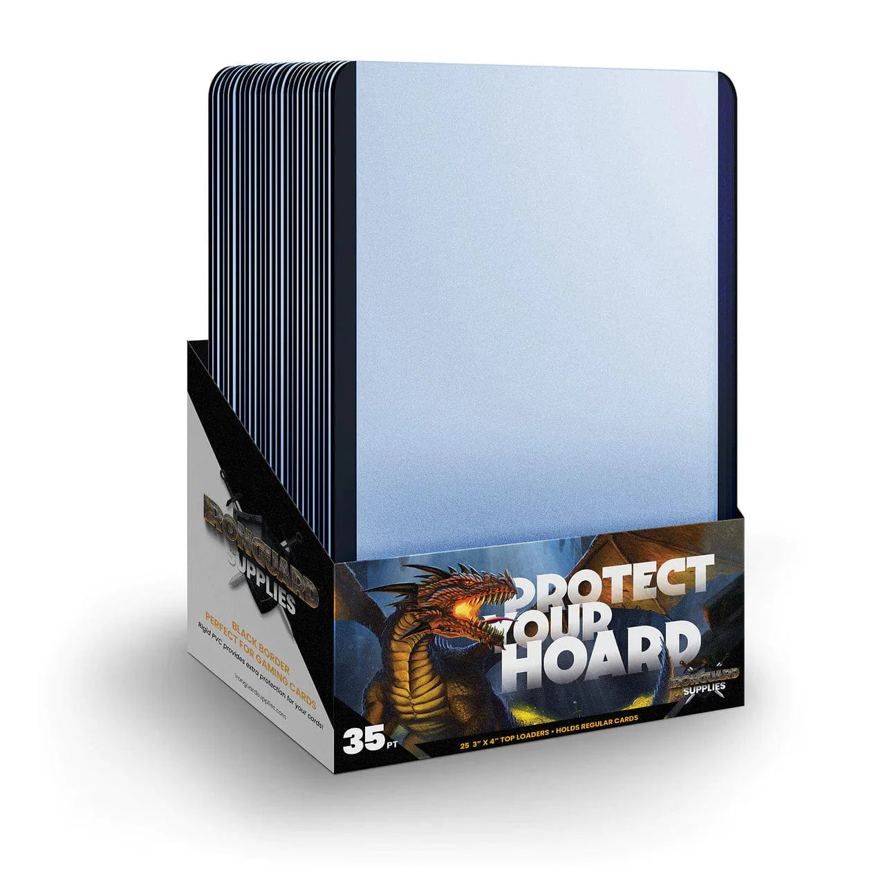 Ironguard Top Loader 35 Pt Retail Black Pack