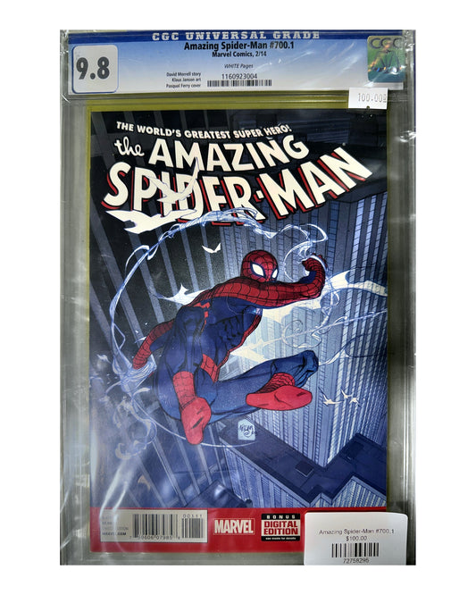 Amazing Spider-Man #700.1 CGC 9.8