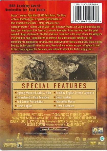 Commandos Strike at Dawn (1942) - DVD
