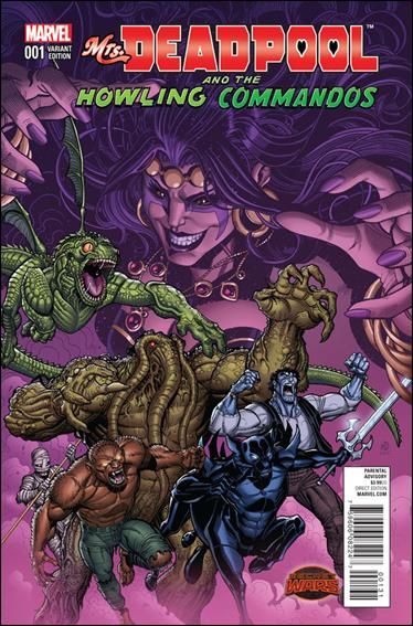 Mrs. Deadpool And The Howling Commandos #1C Nick Bradshaw 1:25 Cover