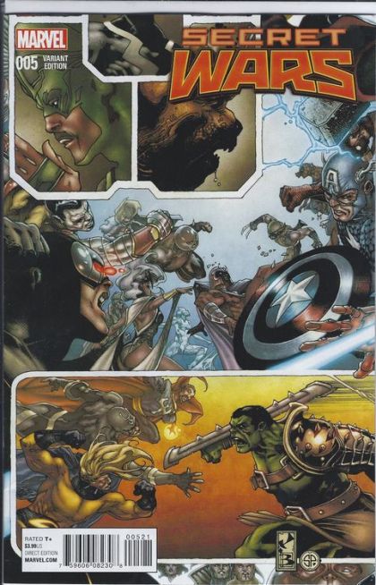 Secret Wars (2015) #5B Simone Bianchi 1:20 Connecting Cover