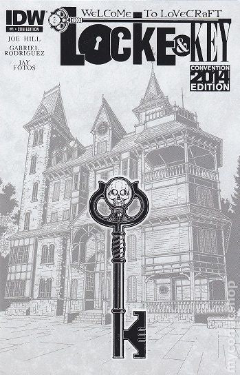 Locke & Key: Welcome to Lovecraft #1H Gabriel Rodriguez Convention Exclusive B&W Variant