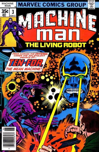 Machine Man, Vol. 1 #3 Newsstand Edition