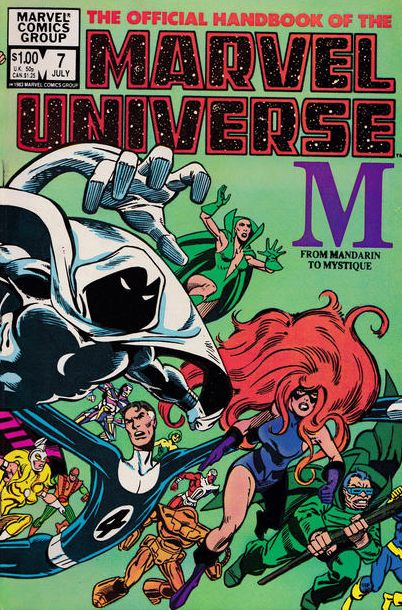 Official Handbook of the Marvel Universe, Vol. 1 #7A Direct Edition