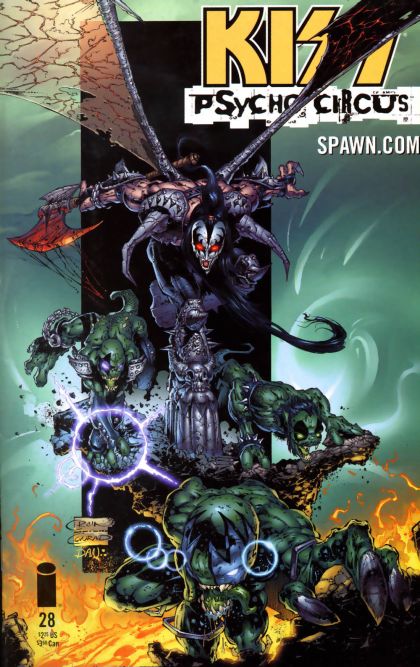 Kiss: Psycho Circus #28 Clayton Crain Cover