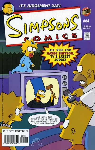 Simpsons Comics #64A Direct Edition