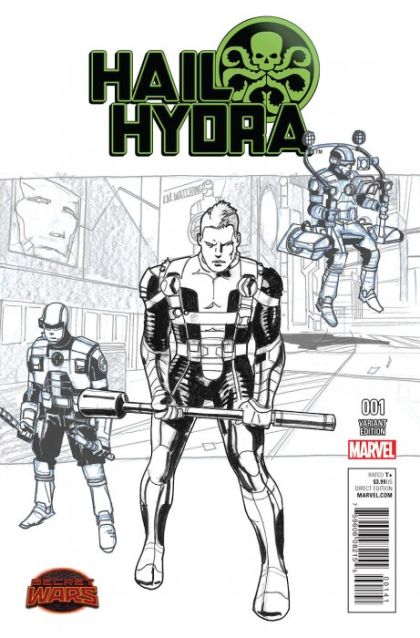 Hail Hydra #1D Roland Boschi 1:25 Design Cover