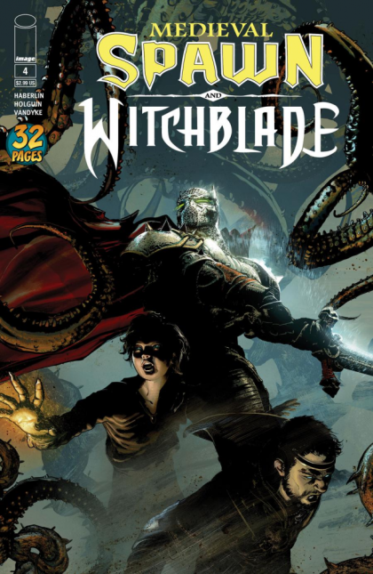 Medieval Spawn and Witchblade #4A Regular Cover