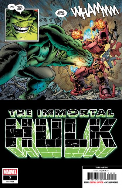 The Immortal Hulk #7F 3rd Printing Joe Bennett