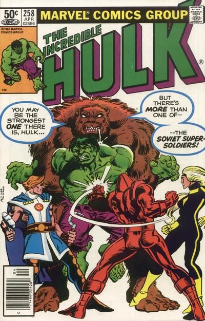 The Incredible Hulk, Vol. 1 #258B Newsstand Edition