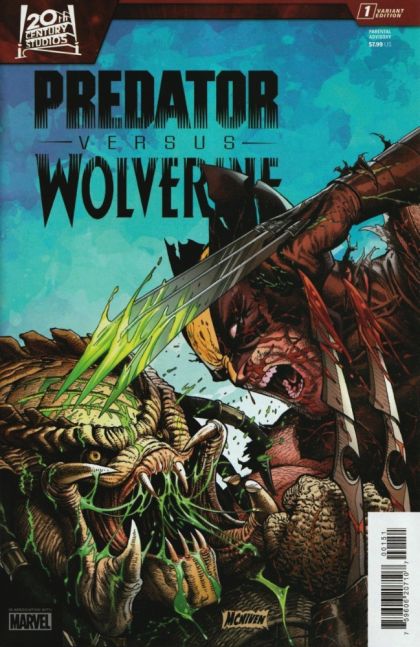 Predator vs. Wolverine #1E Steve McNiven Variant