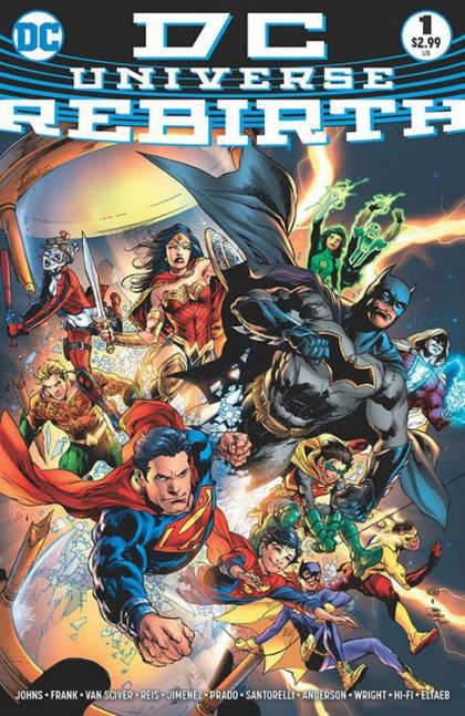 DC Universe: Rebirth #1B Ivan Reis Midnight Release Variant