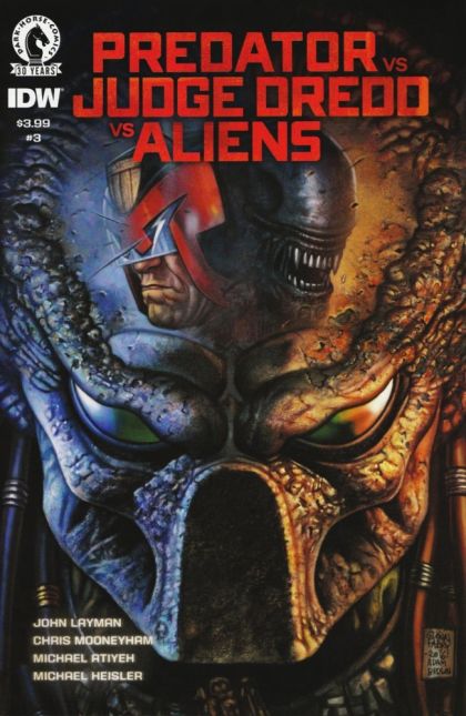 Predator vs Judge Dredd vs Aliens #3A Regular Glenn Fabry Color Cover