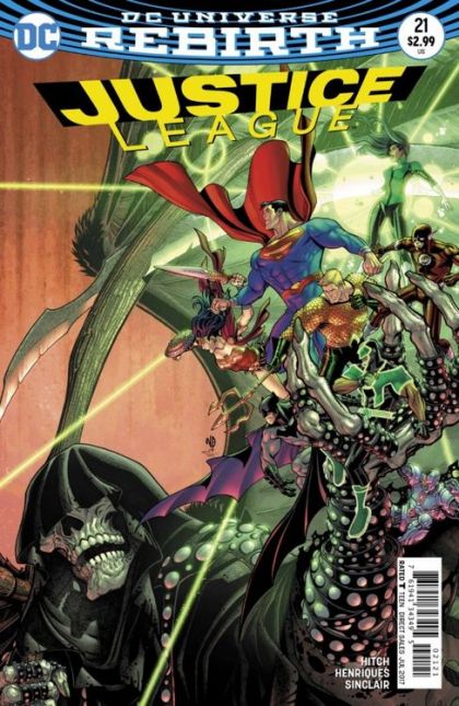 Justice League, Vol. 2 #21B Nick Bradshaw Variant Cover