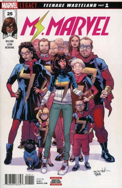 Ms. Marvel, Vol. 4 #25A Regular Valerio Schiti Cover