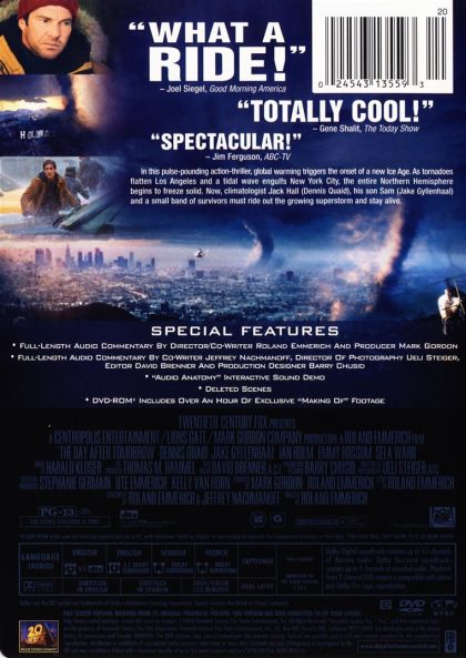 The Day After Tomorrow (2004) Special Edition - DVD