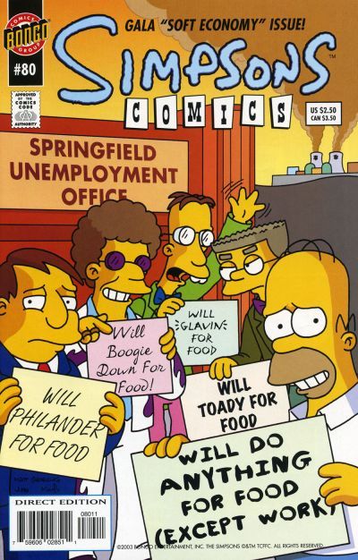 Simpsons Comics #80A Direct Edition