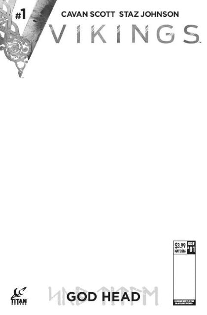Vikings (Titan Books) #1D Variant Blank Cover
