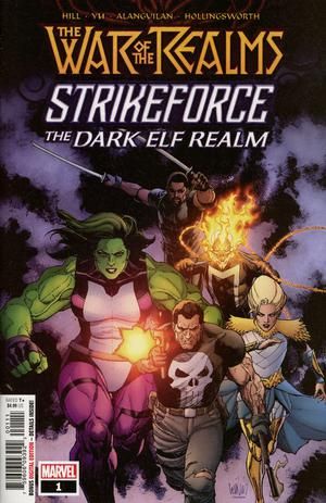 War of the Realms: Strikeforce - The Dark Elf Realm #1A Regular Leinil Francis Yu Cover