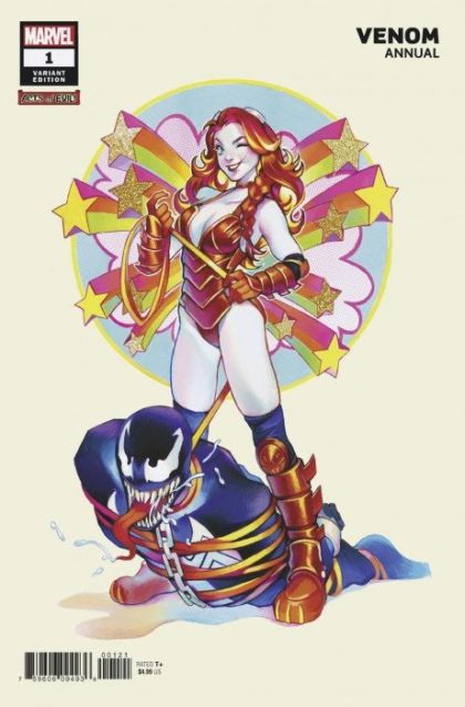 Venom, Vol. 4 Annual - Venom vs. Lady Hellbender #1B Rian Gonzales Incentive Variant Cover