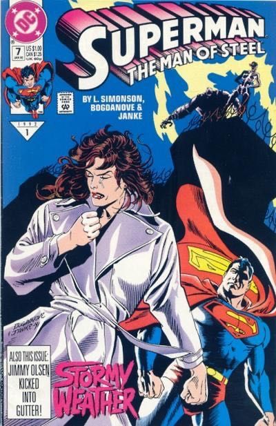 Superman: The Man of Steel #7A Direct Edition