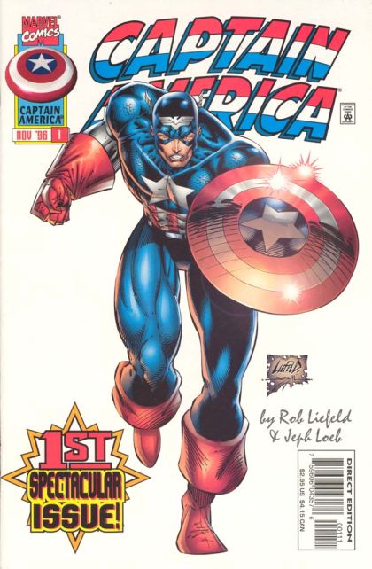 Captain America, Vol. 2 #1A Direct Edition