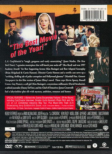 L.A. Confidential (1997) Special Edition - DVD