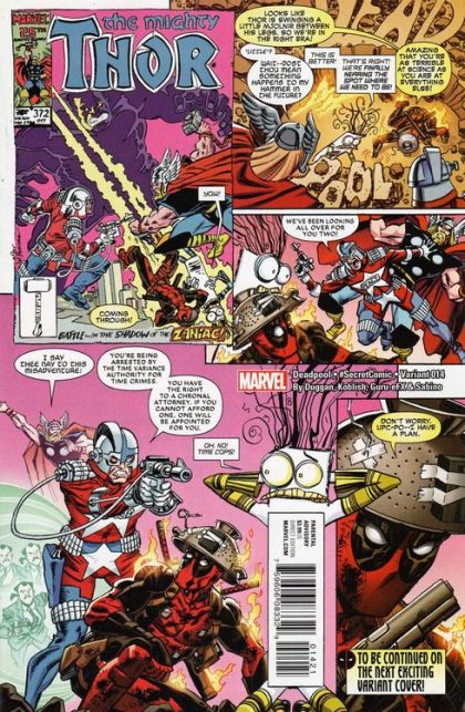 Deadpool, Vol. 5 #14B Scott Koblish Secret Comic Variant Cover