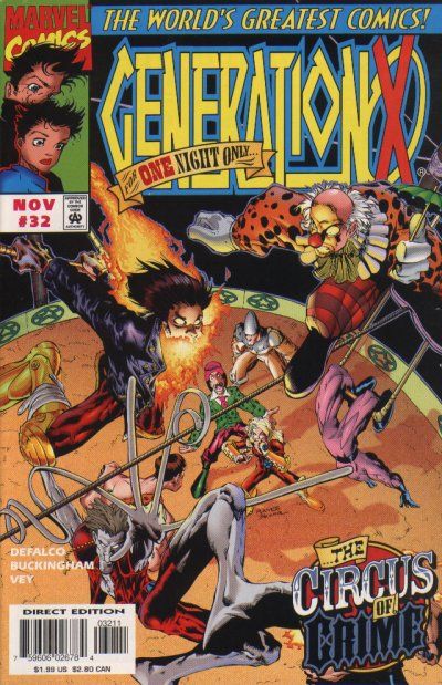 Generation X, Vol. 1 #32A Direct Edition