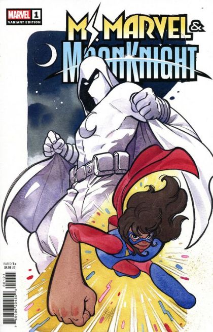 Ms. Marvel & Moon Knight #1B Peach Momoko Variant