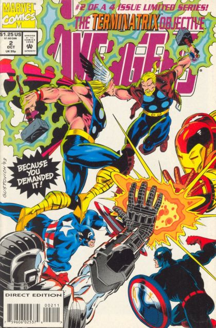 The Avengers: The Terminatrix Objective #2A Direct Edition