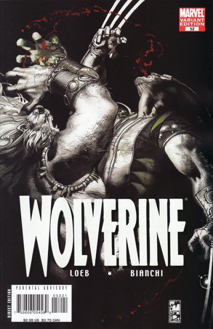 Wolverine, Vol. 3 #52B Black & White Edition