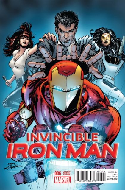 Invincible Iron Man, Vol. 2 #6D Neal Adams Incentive Variant Cover
