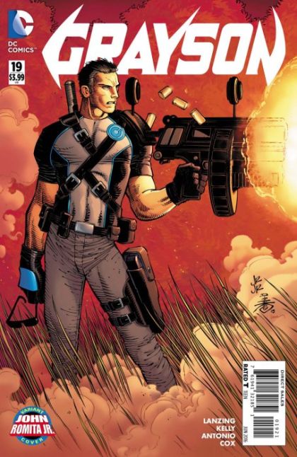 Grayson #19B Variant John Romita Jr Cover