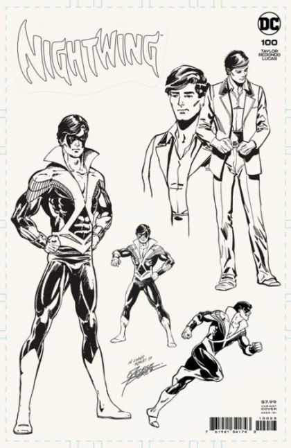 Nightwing, Vol. 4 #100K George Perez Art Board Design Variant