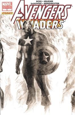 Avengers / Invaders #5C Incentive Alex Ross Sketch Variant Cover