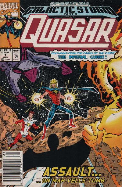 Quasar #32B Reprinted as #1 for newsstands