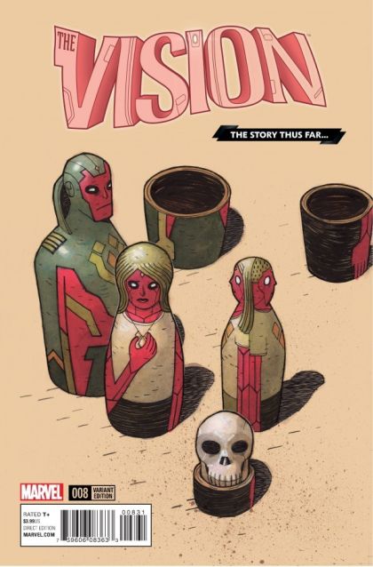 Vision, Vol. 3 #8C Variant Story Thus Far Cover