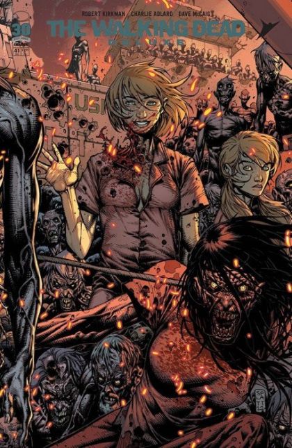 The Walking Dead Deluxe #41C Stephen Platt & Dave McCaig Cover