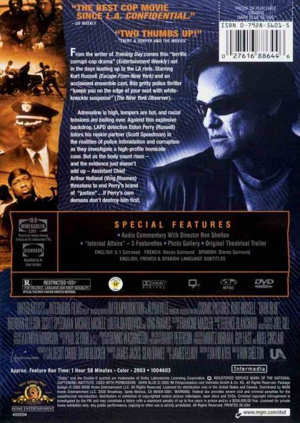 Dark Blue (2002) Special Edition - DVD