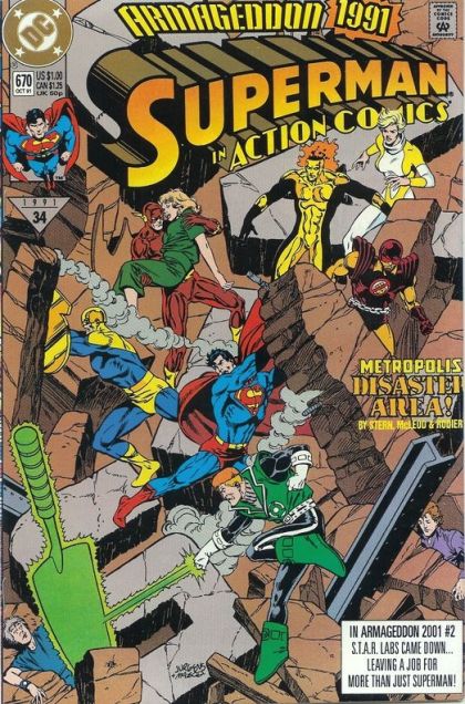 Action Comics, Vol. 1 #670A Direct Edition