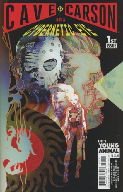 Cave Carson Has A Cybernetic Eye #1C Variant Bill Sienkiewicz Cover