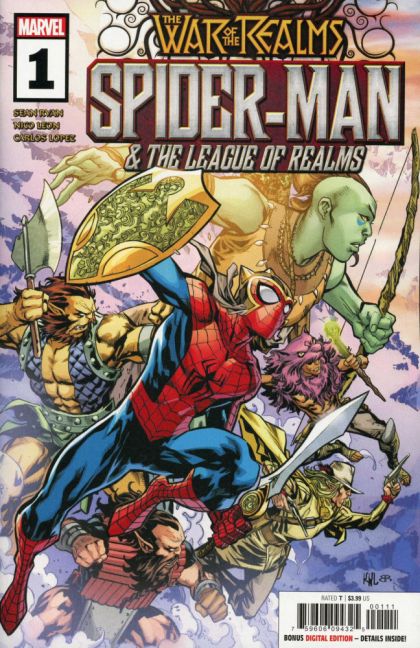 War of the Realms: Spider-Man & the League of Realm #1A Regular Ken Lashley Cover