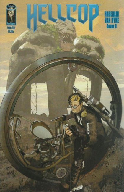 Hellcop, Vol. 2 #1C Variant Brian Haberlin & Geirrod Van Dyke Cover